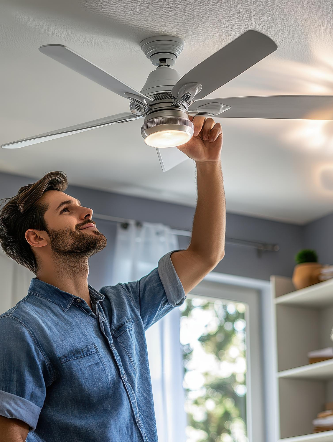 Ceiling Fan Replacement in Boylston, MA